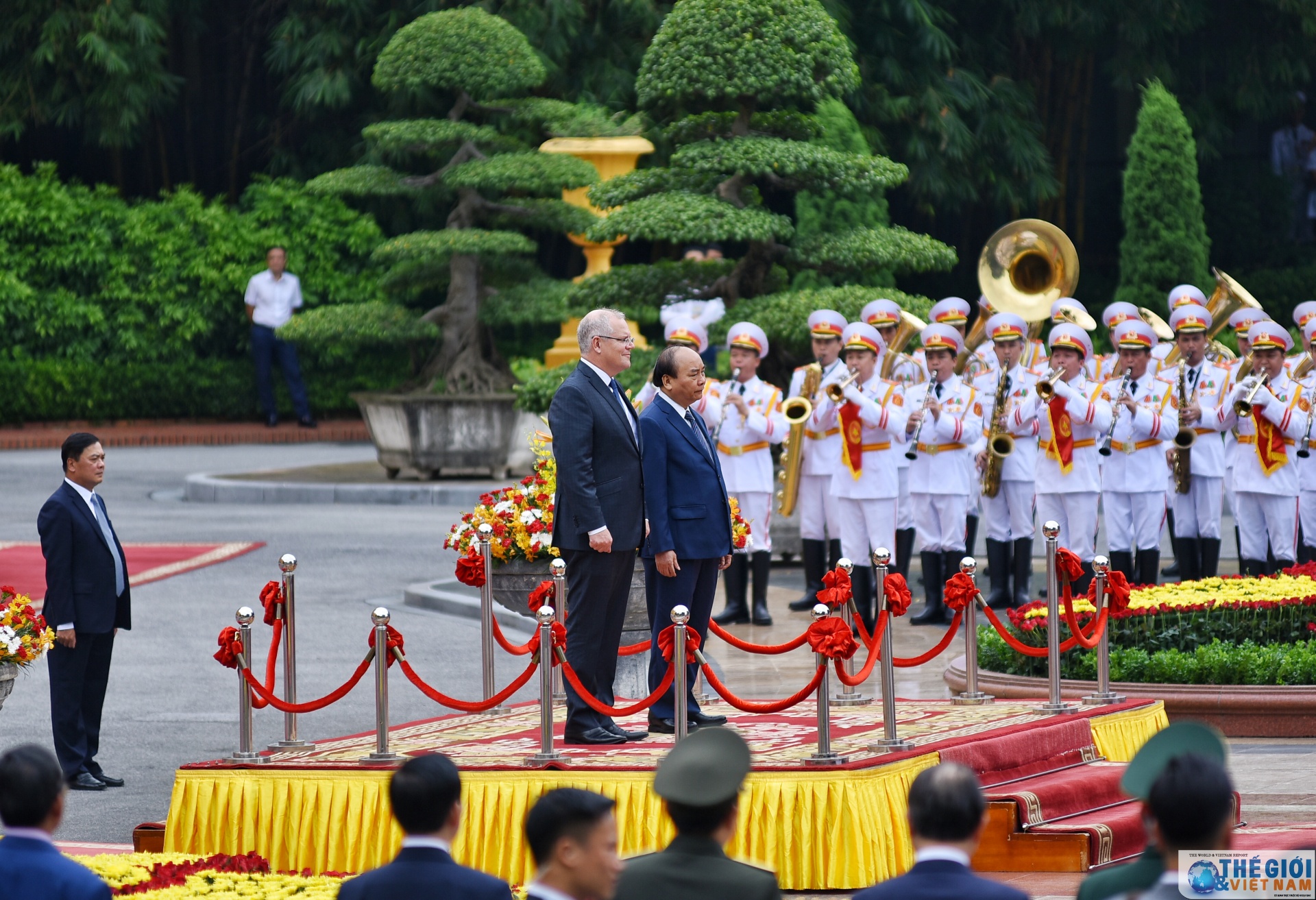 le don chinh thuc thu tuong australia tai phu chu tich