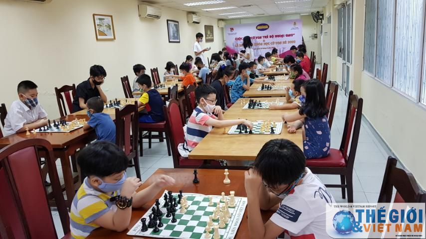 cuoc thi tre co vua ngoai giao va tong ket le be giang lop co vua he nam 2020