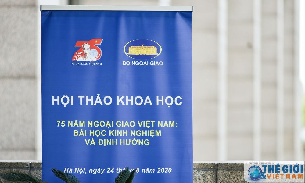 nhung hinh anh tai hoi thao khoa hoc 75 nam ngoai giao viet nam bai hoc kinh nghiem va dinh huong
