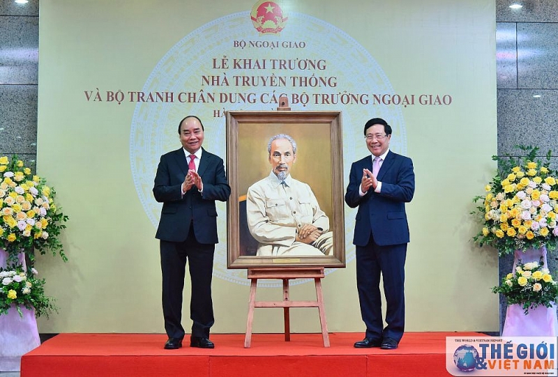 truc tuyen thu tuong du chuong trinh ky niem 75 nam ngay thanh lap nganh ngoai giao viet nam