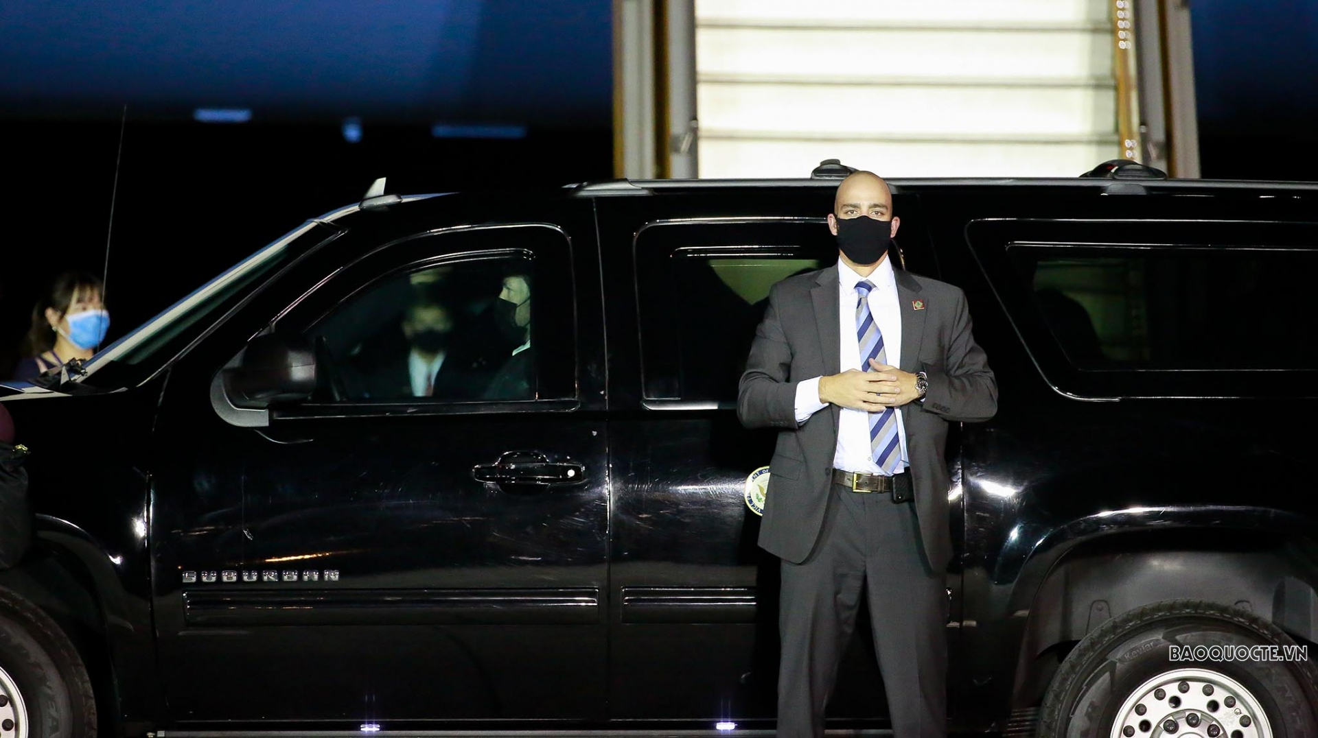 Những hình ảnh đầu tiên của Phó Tổng thống Mỹ tại Việt Nam