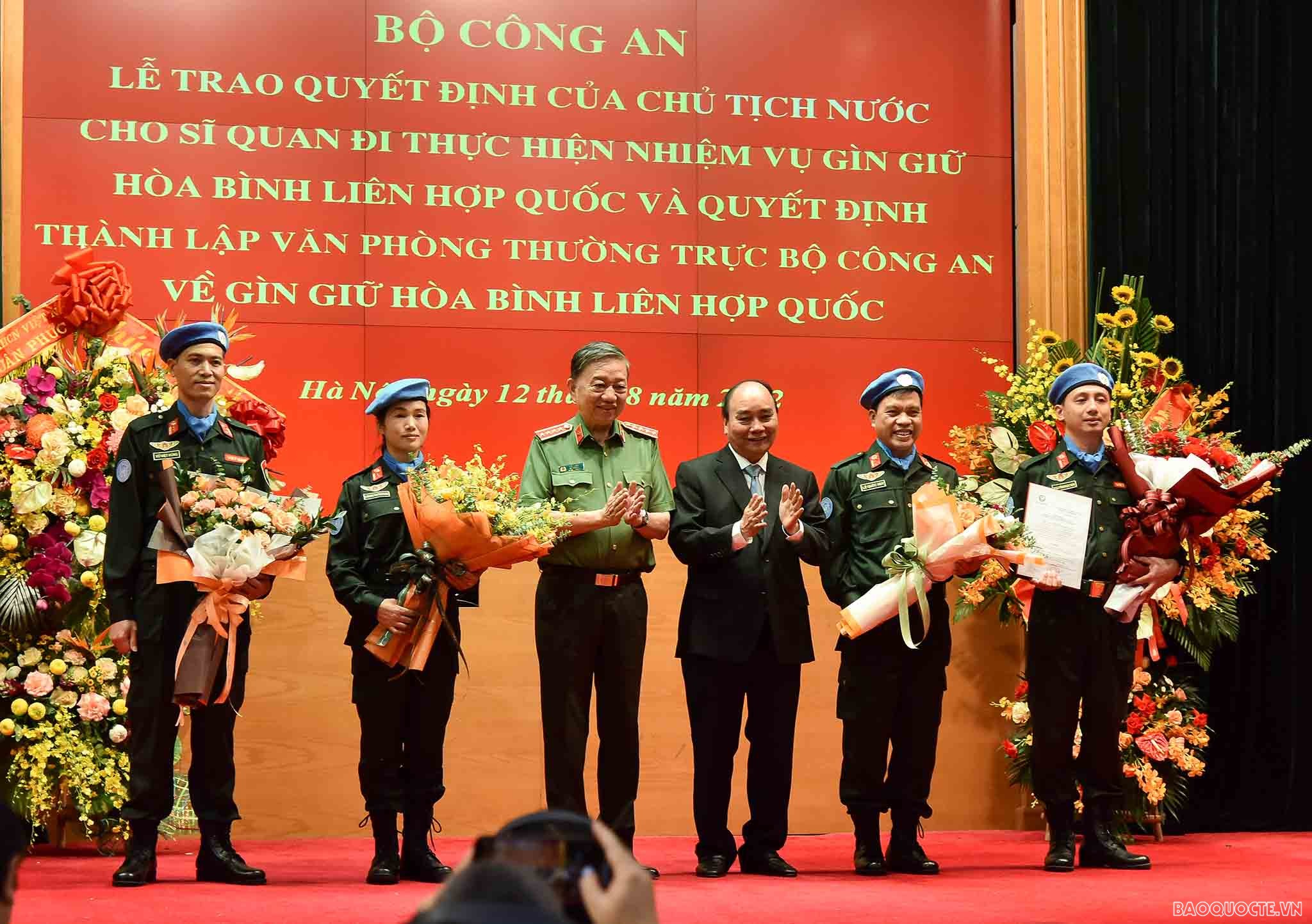 Lần đầu tiên Việt Nam cử sĩ quan công an nhân dân tham gia hoạt động Gìn giữ hoà bình Liên hợp quốc