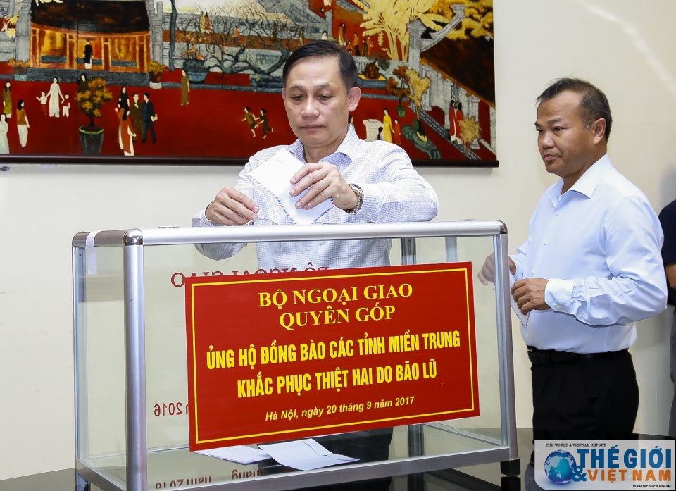 bo ngoai giao quyen gop ung ho dong bao cac tinh mien trung