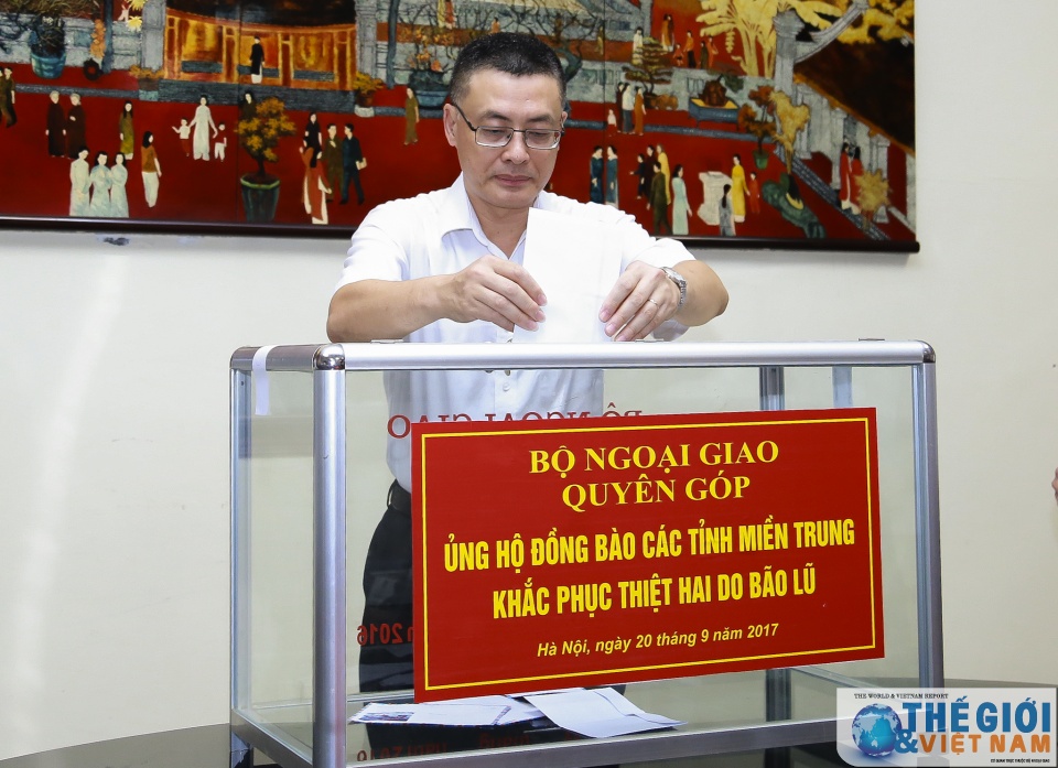 bo ngoai giao quyen gop ung ho dong bao cac tinh mien trung