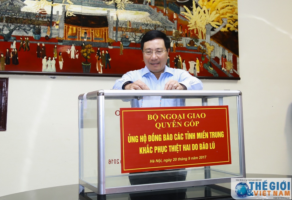 bo ngoai giao quyen gop ung ho dong bao cac tinh mien trung