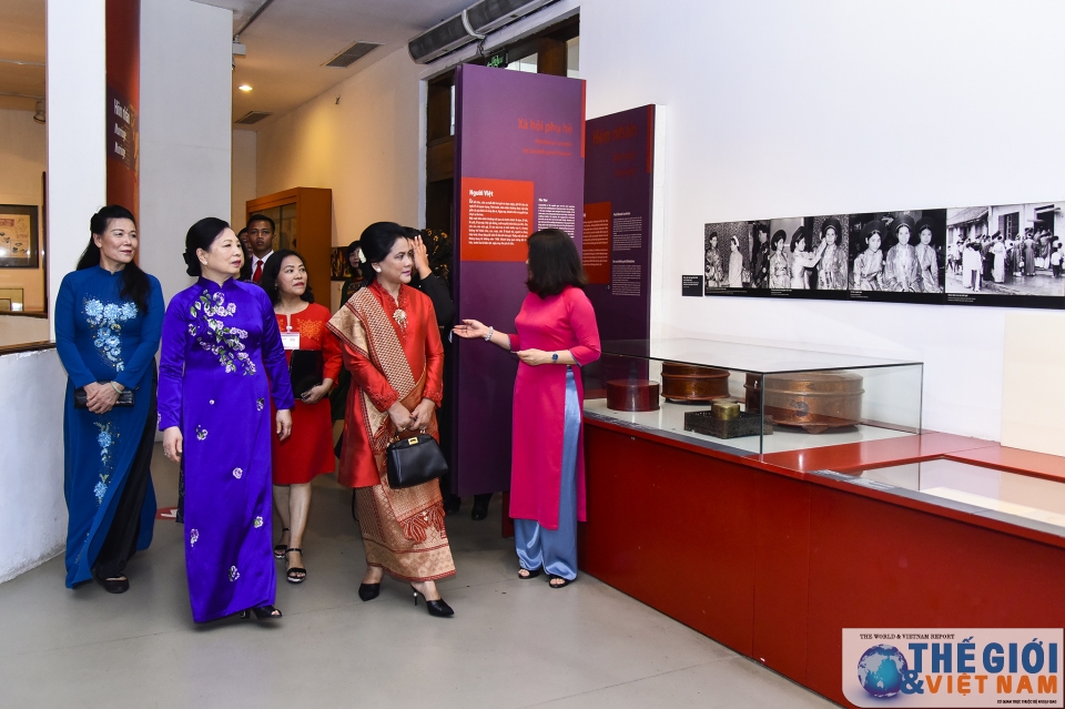 phu nhan viet nam va indonesia tham bao tang phu nu
