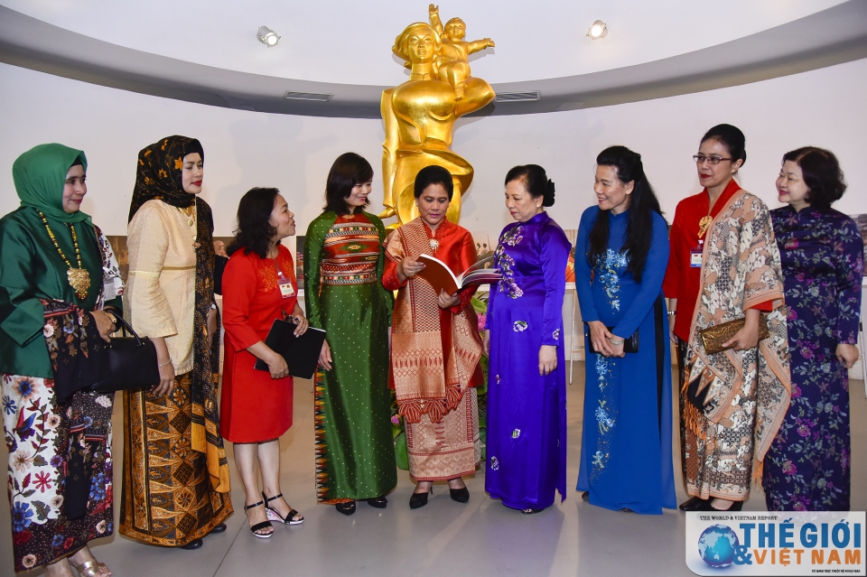 phu nhan viet nam va indonesia tham bao tang phu nu