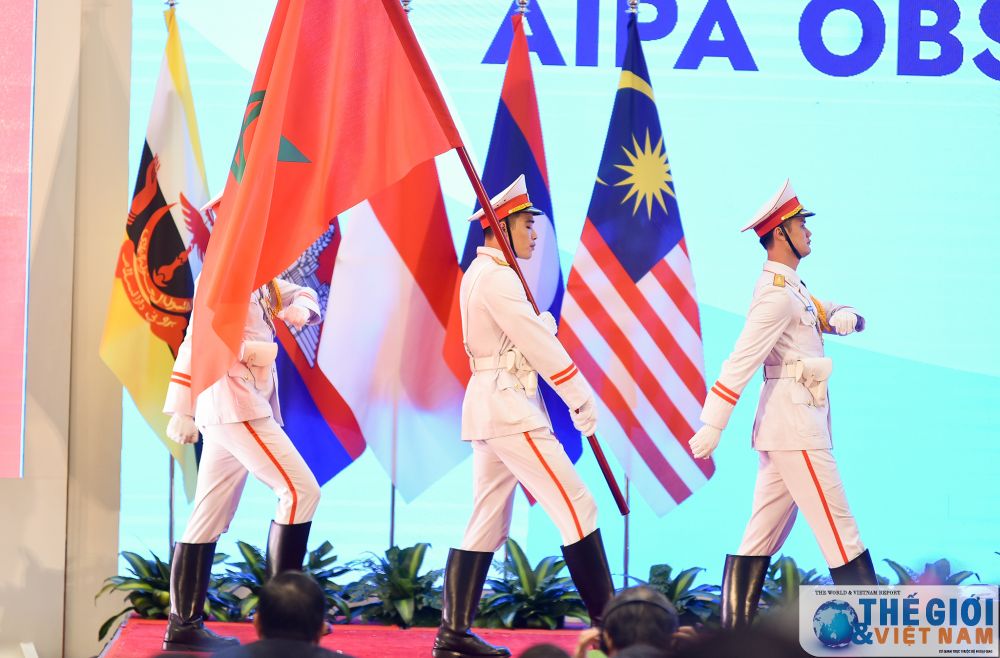 hinh anh phien be mac dai hoi dong lien nghi vien hiep hoi cac quoc gia dong nam a aipa lan thu 41