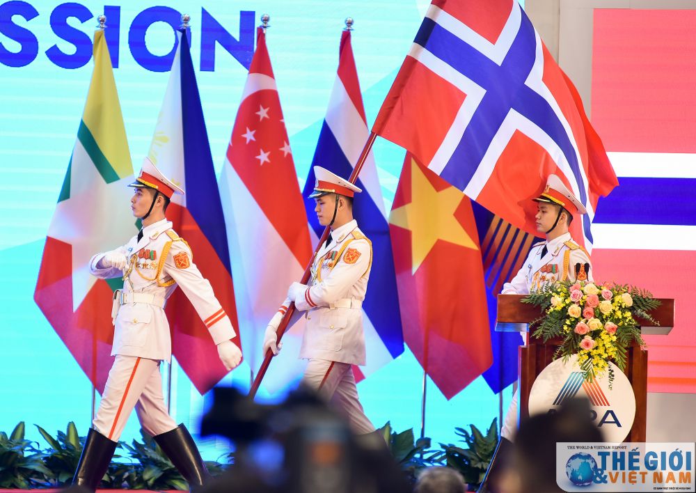 hinh anh phien be mac dai hoi dong lien nghi vien hiep hoi cac quoc gia dong nam a aipa lan thu 41