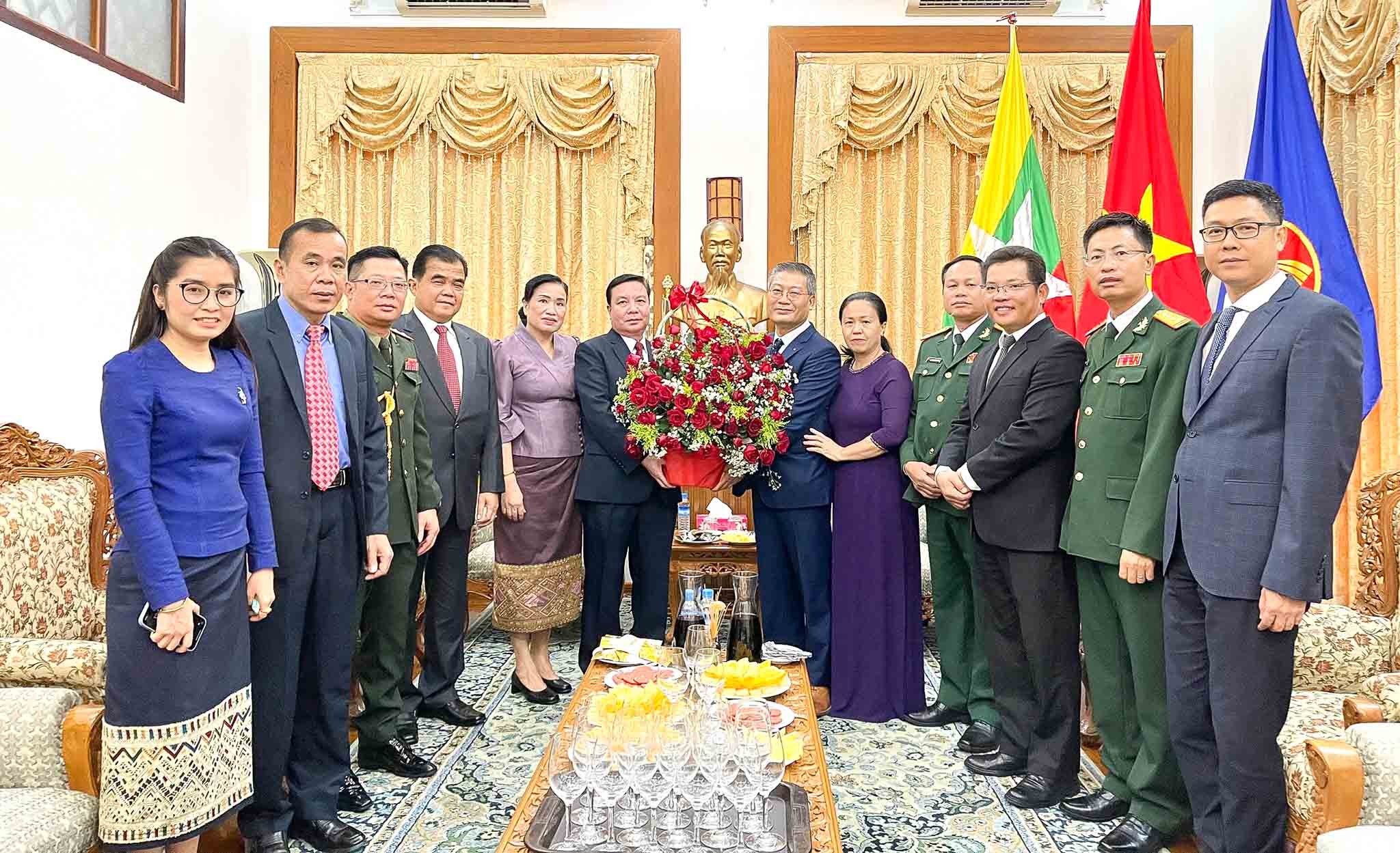 Đại sứ quán Lào tại Myanmar chúc mừng Quốc khánh Việt Nam