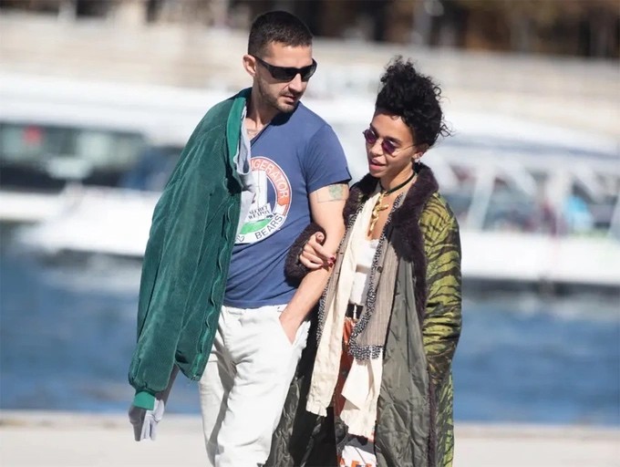 Shia LaBeouf và bạn gái cũ FKA Twigs (Ảnh: GC Image).