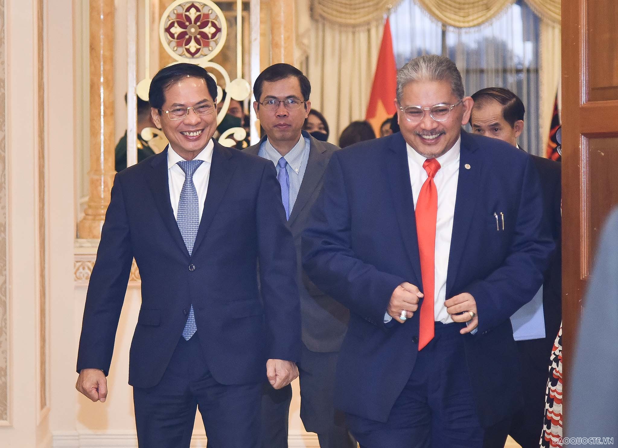 Bộ trưởng Ngoại giao Bùi Thanh Sơn thăm Brunei: Chuyến thăm nhiều kết quả Bộ trưởng Ngoại giao Bùi Thanh Sơn thăm Brunei: Chuyến thăm nhiều kết quả