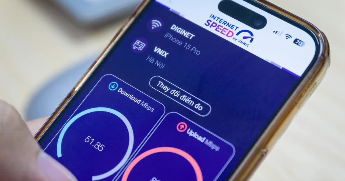 Tốc độ mạng băng rộng cố định tại Việt Nam tiếp tục lập đỉnh