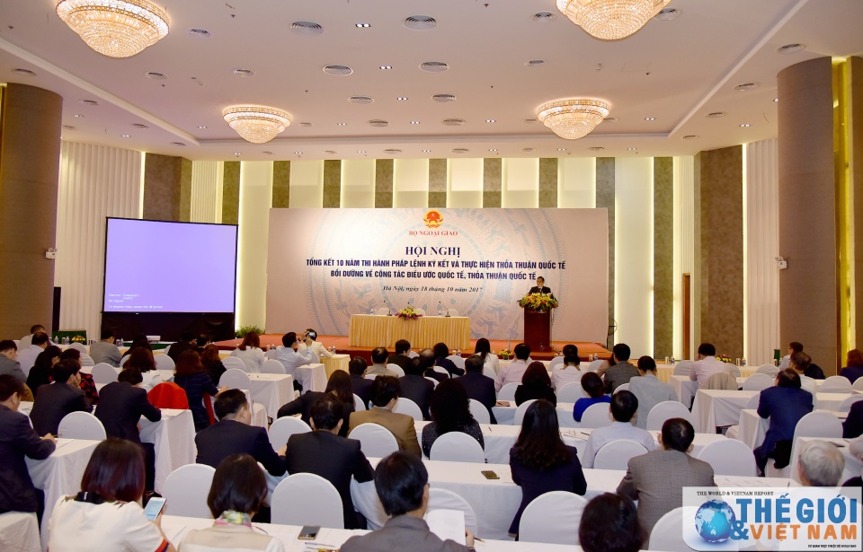 tong ket 10 nam thi hanh phap lenh ve thoa thuan quoc te