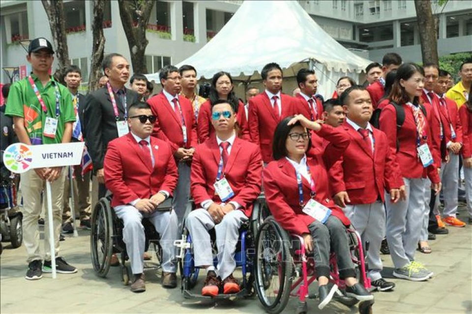 asian para games 2018 khep lai dai hoi doan viet nam vuot thanh tich chi tieu