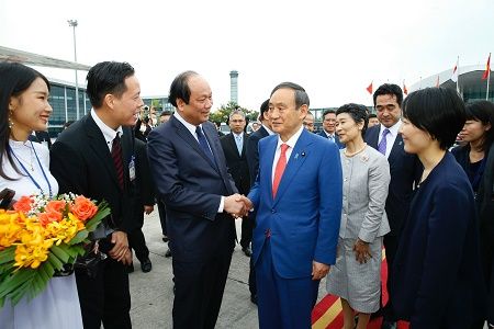 Thủ tướng Nhật Bản kết thúc chuyến thăm Việt Nam thành công tốt đẹp thu tuong nhat ban ket thuc chuyen tham viet nam thanh cong tot dep