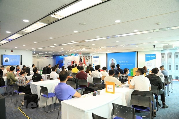 Google for Startups tổ chức tại khu vực phía Nam.( Ảnh: Vietnam+)