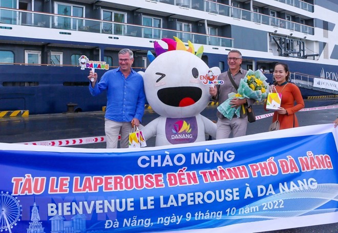 Đà Nẵng chào đón tàu du lịch biển quốc tế sau 2 năm do Covid-19 Đà Nẵng chào đón tàu du lịch biển quốc tế sau 2 năm do Covid-19
