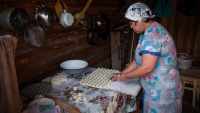 ロシアの人里離れた村での生活