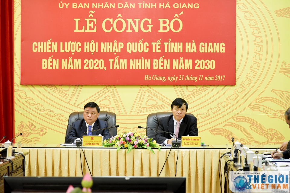 cong bo chien luoc hoi nhap quoc te tinh ha giang