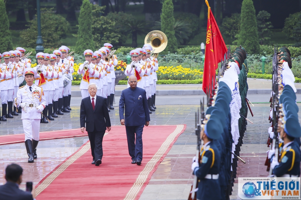 Toàn văn Tuyên bố chung Việt Nam - Ấn Độ toan van tuyen bo chung viet nam an do