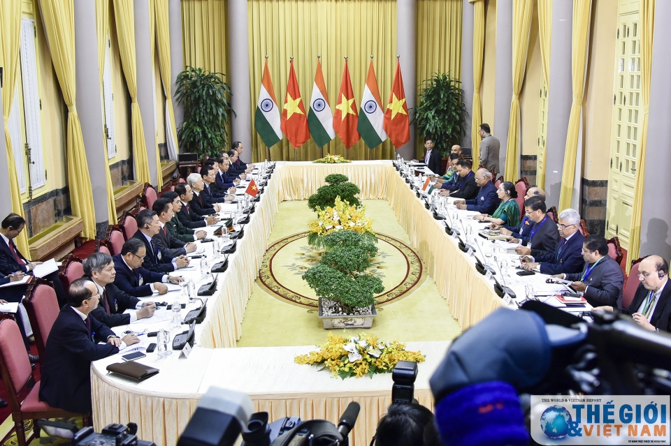 Toàn văn Tuyên bố chung Việt Nam - Ấn Độ toan van tuyen bo chung viet nam an do