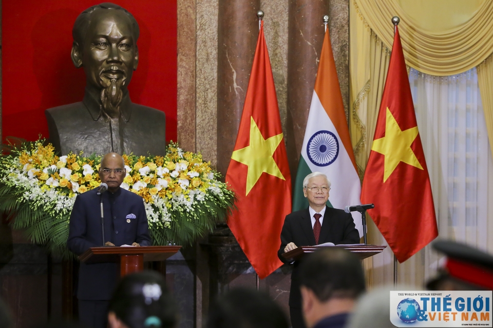 Toàn văn Tuyên bố chung Việt Nam - Ấn Độ toan van tuyen bo chung viet nam an do