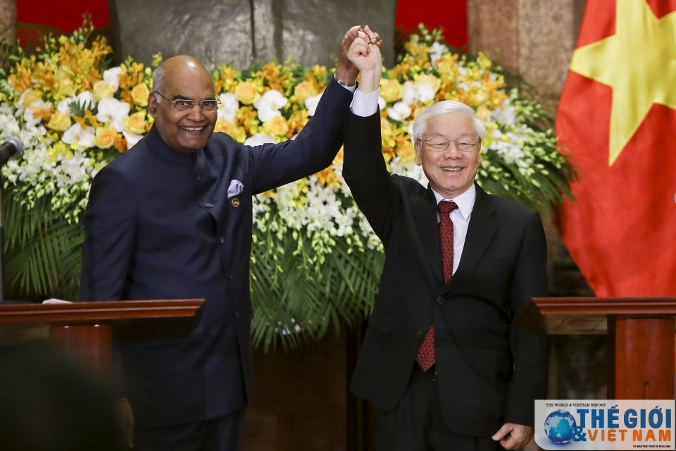 Toàn văn Tuyên bố chung Việt Nam - Ấn Độ toan van tuyen bo chung viet nam an do