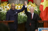 tong bi thu chu tich nuoc chu tri cuoc hop thuong truc tieu ban van kien dai hoi xiii cua dang