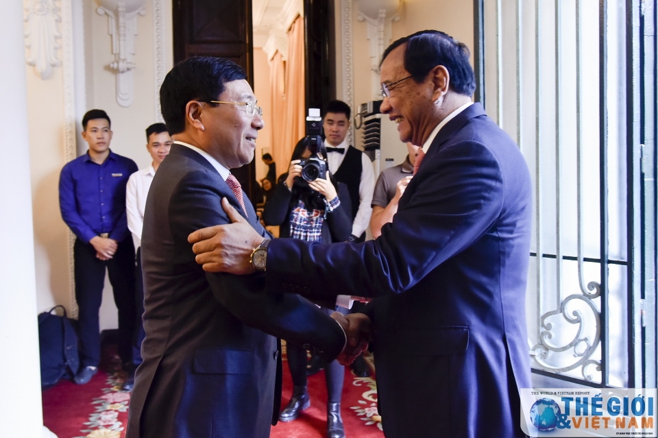 Việt Nam - Campuchia thúc đẩy triển khai mô hình “một cửa, một lần dừng” viet nam campuchia thuc day trien khai mo hinh mot cua mot lan dung