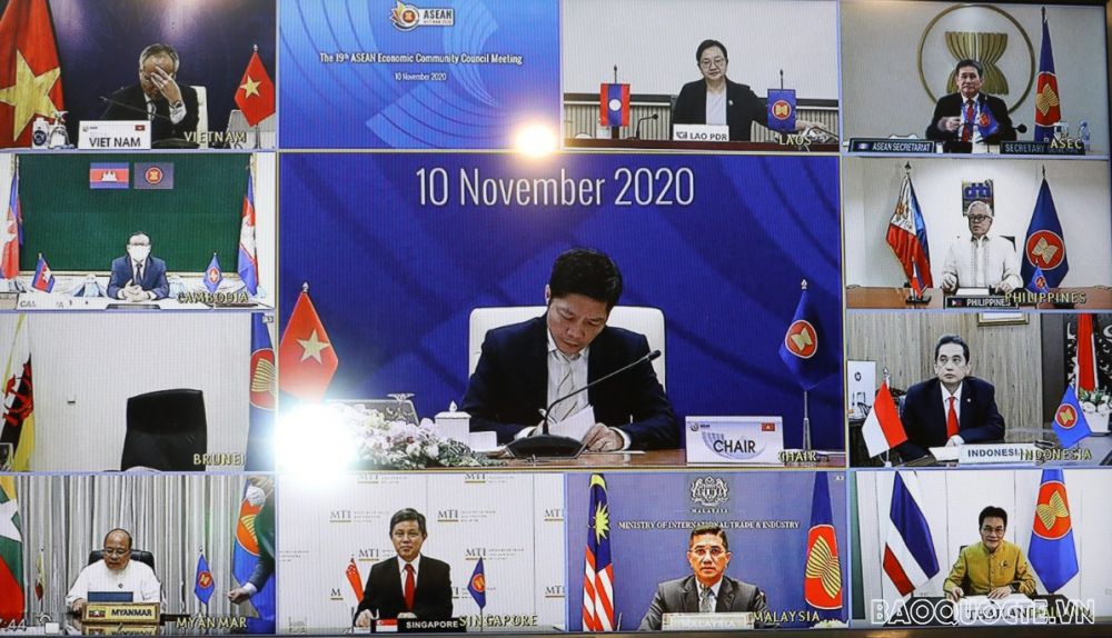ASEAN 37 Các Ngoại trưởng Kinh tế mong muốn kết thúc hoàn toàn và ký kết được Hiệp định RCEP asean 37 cac ngoai truong kinh te mong muon ket thuc hoan toan va ky ket duoc hiep dinh rcep