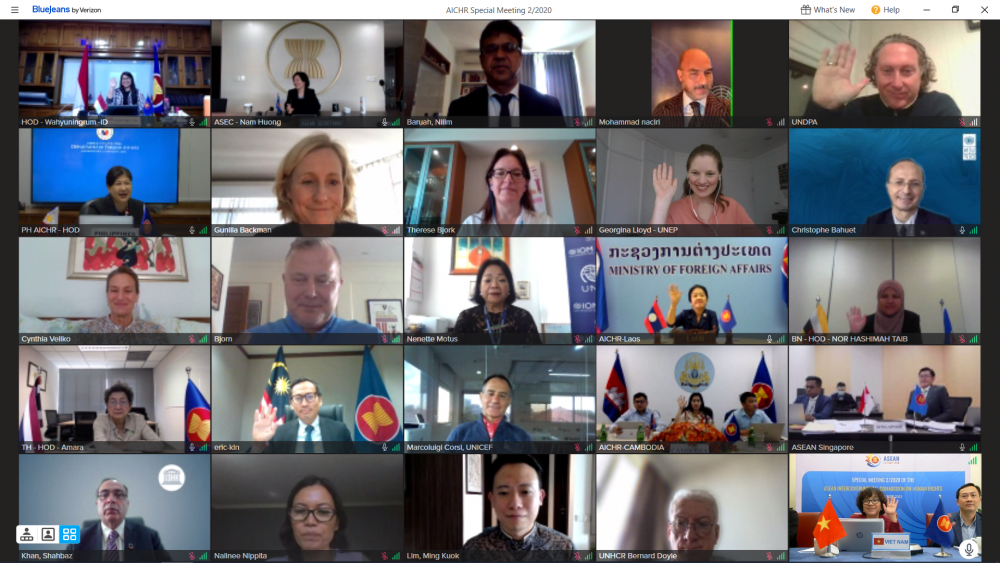 Ủy ban liên Chính phủ ASEAN về Nhân quyền (AICHR) đánh giá cao vai trò Chủ tịch của Việt Nam