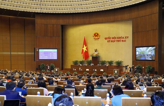 Quốc hội đã biểu quyết thông qua dự thảo Nghị quyết về một số cơ chế, chính sách đặc thù phát triển thành phố Hải Phòng và các tỉnh Nghệ An, Thanh Hóa, Thừa Thiên - Huế