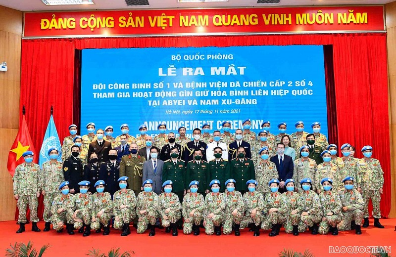 Đội Công binh gìn giữ hòa bình Liên hợp quốc đầu tiên của Việt Nam Đội Công binh gìn giữ hòa bình Liên hợp quốc đầu tiên của Việt Nam