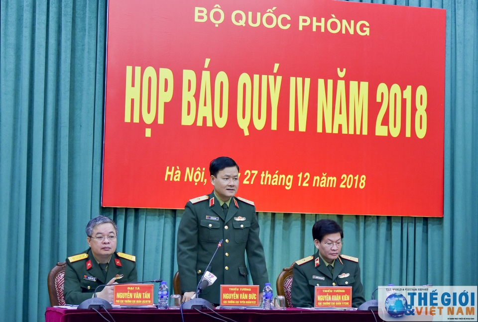 nhung ket qua noi bat cua bo quoc phong trong nam 2018