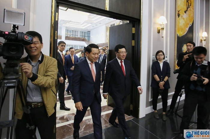 tham van chinh tri cap bo truong viet nam lao lan thu 6 dien ra tai quang ninh