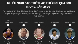 Những ngôi sao thể thao thế giới qua đời trong năm 2020