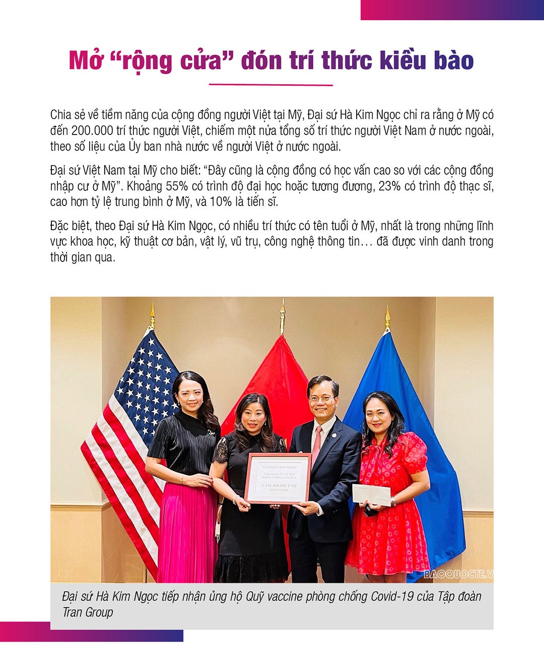 Đại sứ Hà Kim Ngọc