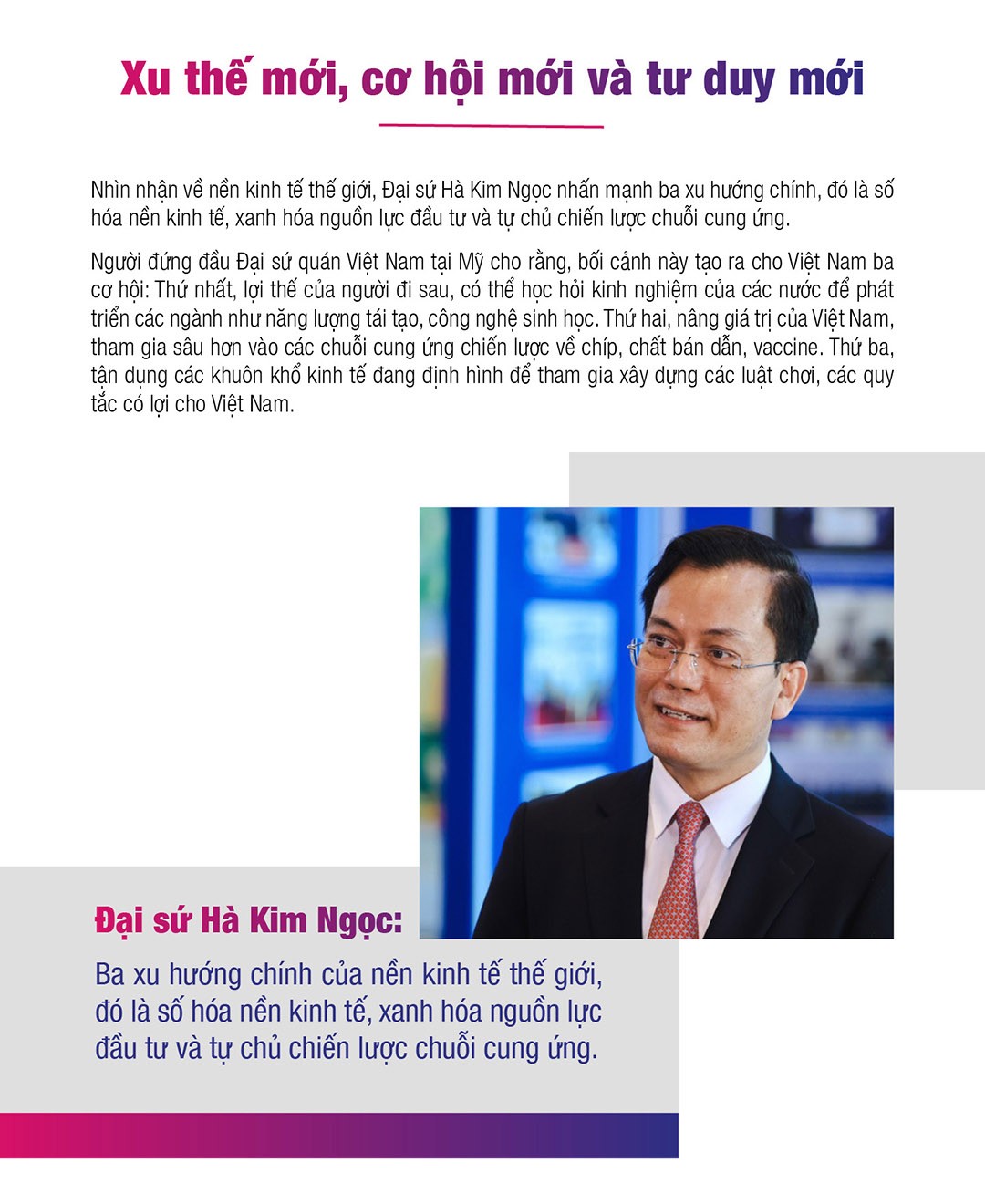 Đại sứ Hà Kim Ngọc