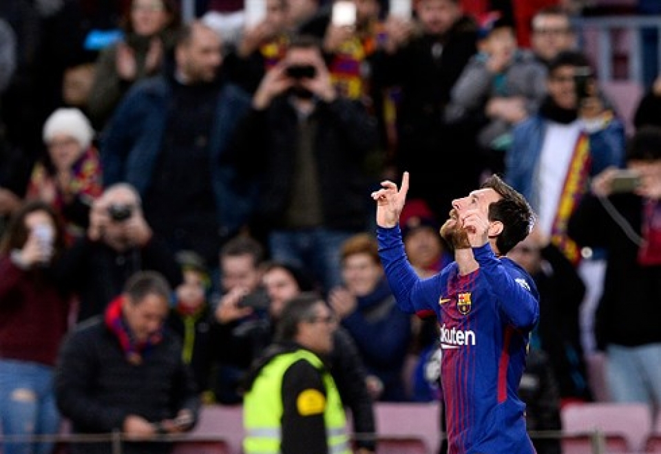 Messi lập công, Barca thắng trận đầu tiên trong năm messi lap cong barca thang tran dau tien trong nam