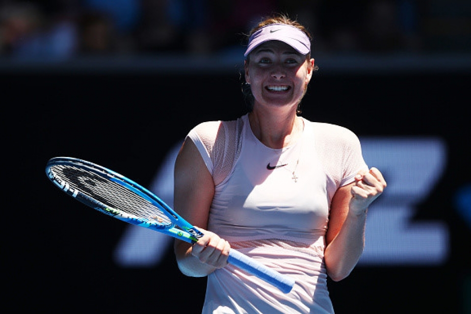 australian open bup be sharapova djokovic tro lai an tuong