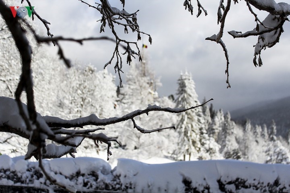 mua dong romania ve dep huyen bi mien co tich