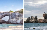 Bàng hoàng kỳ quan nổi tiếng đổ sập vì động đất