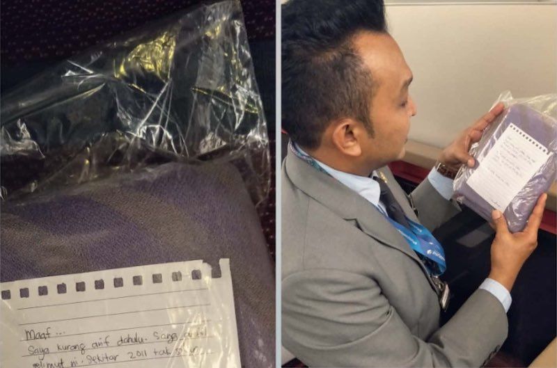 hanh khach tra lai hang hang khong chiec chan lay trom tu 9 nam truoc