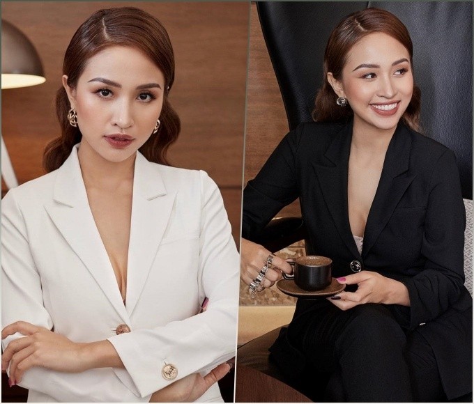 Thời trang nhẹ nhàng, bồng bềnh và thanh lịch giúp Vân ngày càng tỏa sáng