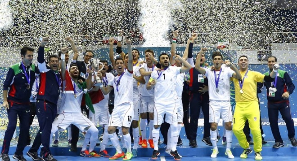 iran len ngoi vo dich futsal chau a sau man vui dap nhat ban