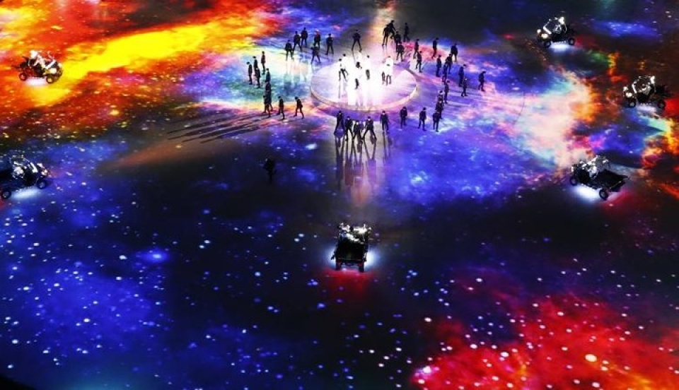 man trinh dien sac mau ngoan muc trong be mac olympic pyeongchang