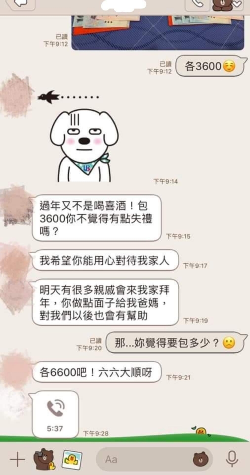 co gai thang than doi ban trai li xi gia dinh minh moi nguoi hon 200 usd khong duoc thi chia tay