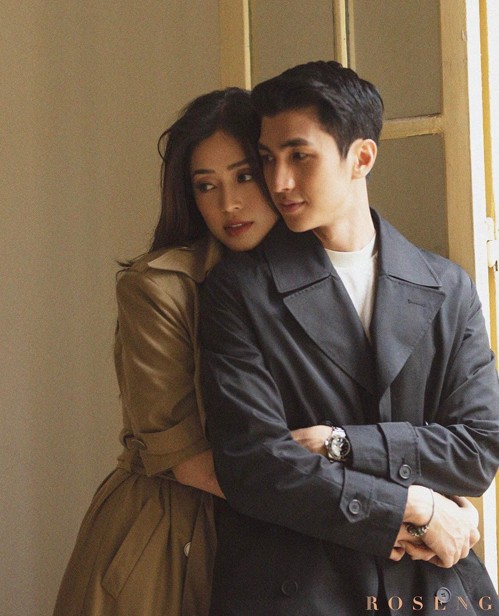 Thời trang đồng điệu của Á hậu Phương Nga và bạn trai - diễn viên Bình An