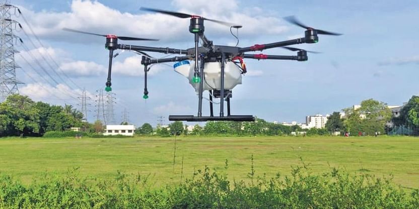 Ấn Độ phát triển máy bay không người lái phục vụ canh tác nông nghiệp Ấn Độ phát triển máy bay không người lái phục vụ canh tác nông nghiệp